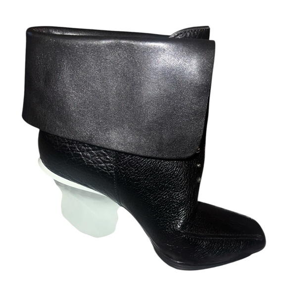 EUC Phillip Lam 3.1 Juno Black White Leather Runway Fashion Ankle Boots Size 36 - Picture 9 of 10